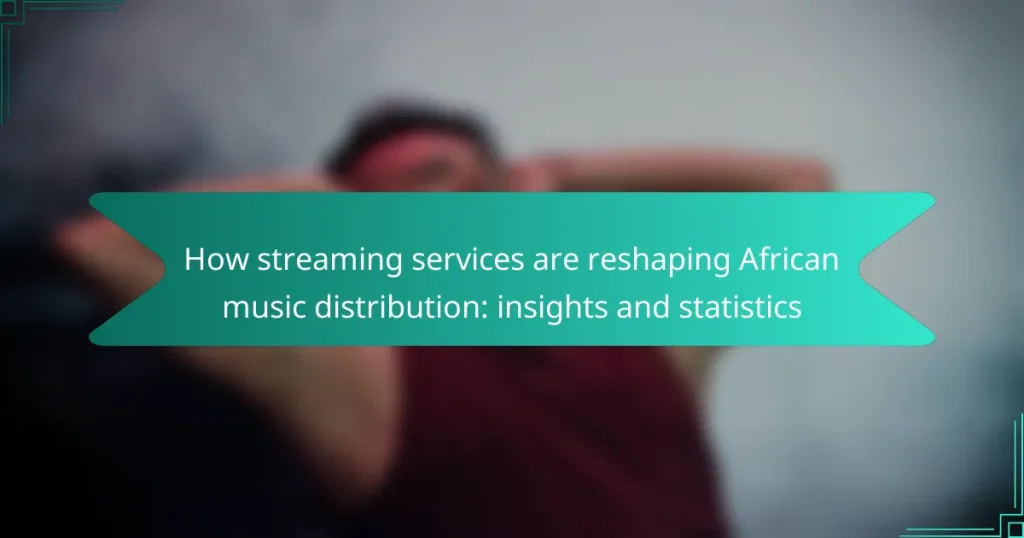 How streaming services are reshaping African music distribution: insights and statistics